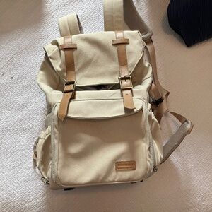 Bagsmart camera backpack, ivory white